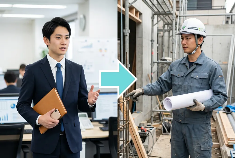 営業希望者こそ施工管理向き？実は活かせる5つの強み