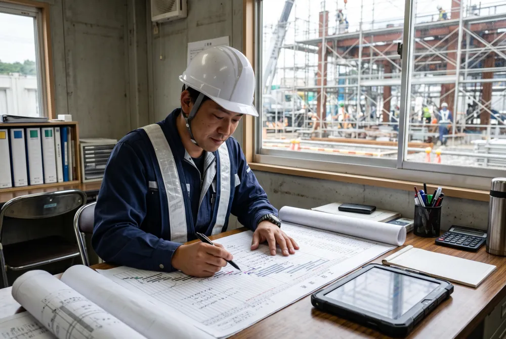 建設業の工程表5種類を解説！ネットワーク工程表とは？