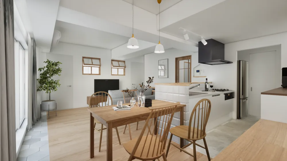 【千葉・浦安】住宅リノベーションの内装パースデザイナー