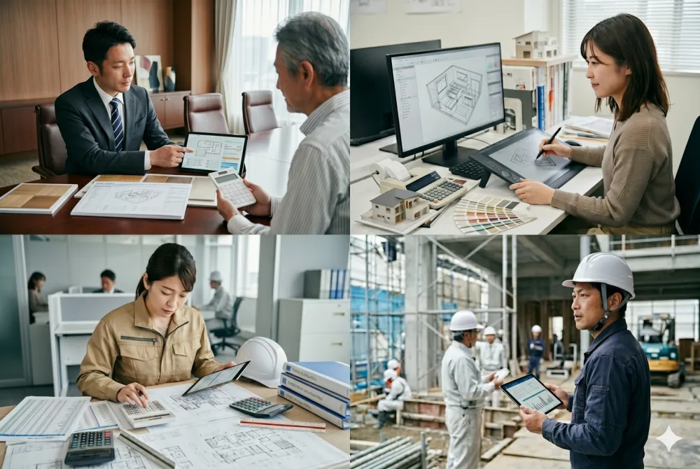 内装施工会社の職種4つを比較｜仕事内容・向いている人・キャリアまで解説